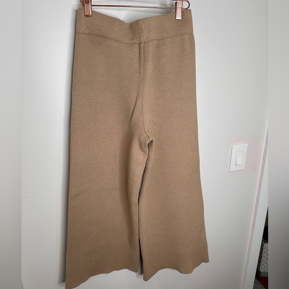 Zara Tan Wide Leg Pants - Picture 8 of 13